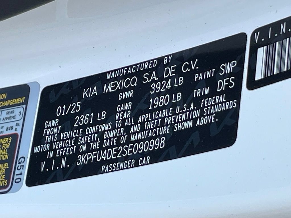 2025 Kia K4 EX