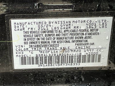 2024 Nissan Sentra SV