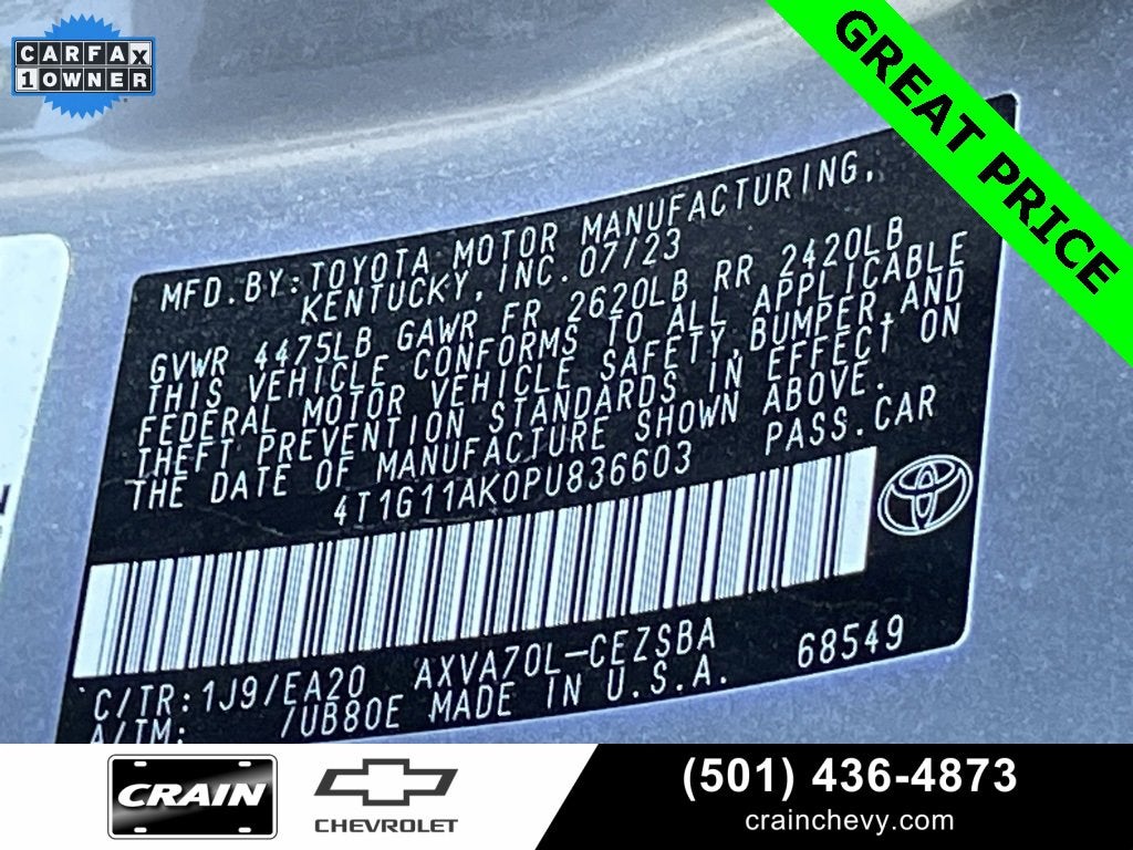 2023 Toyota Camry SE