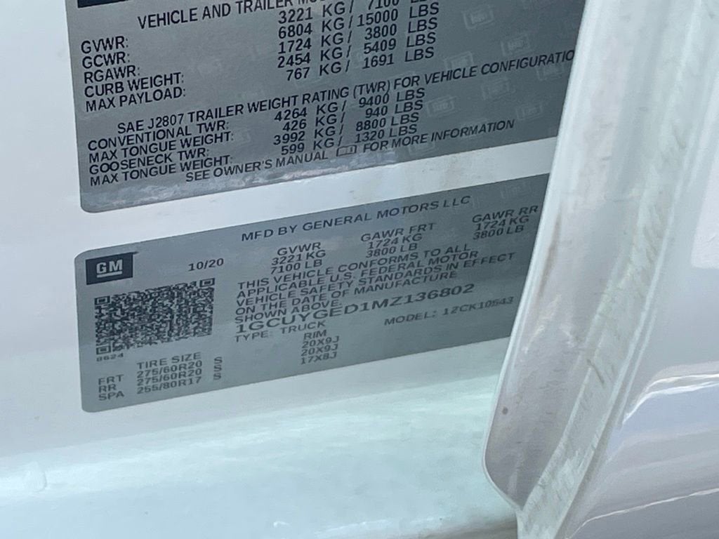 2021 Chevrolet Silverado 1500 LTZ