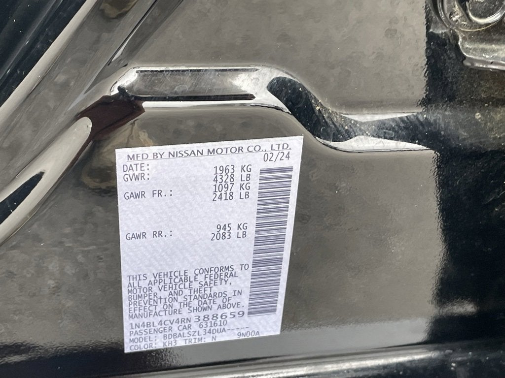 2024 Nissan Altima 2.5 SR