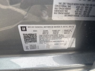 2021 Chevrolet Silverado 1500 Custom