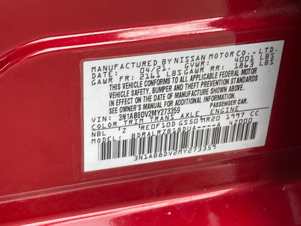 2021 Nissan Sentra SR