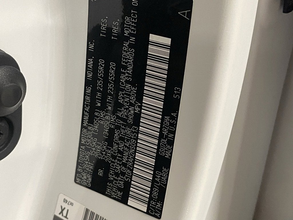 2022 Toyota Highlander Platinum