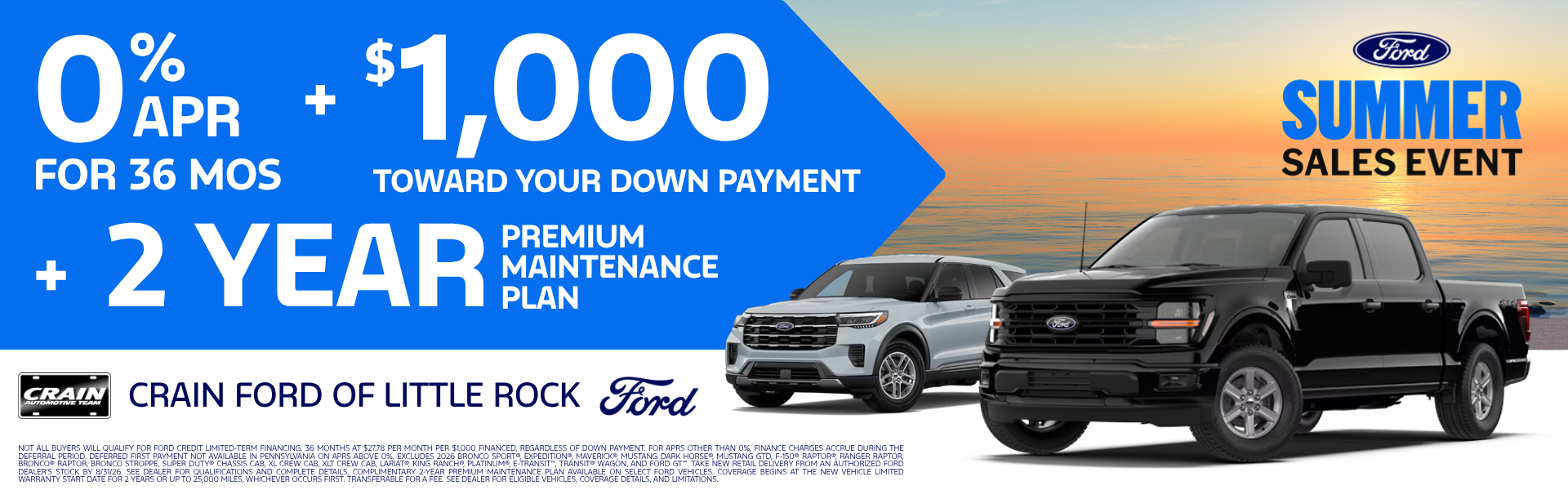 Ford Summer Sales Event 