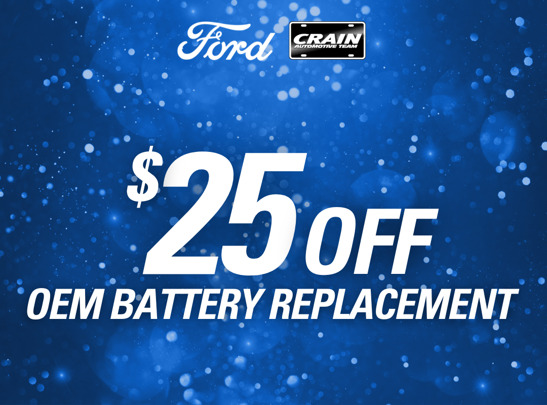 $25 Off OEM Battery Replacement