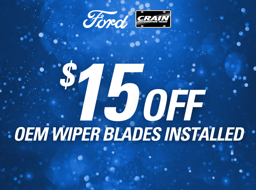 $15 Off OEM Wiper Blades Installed