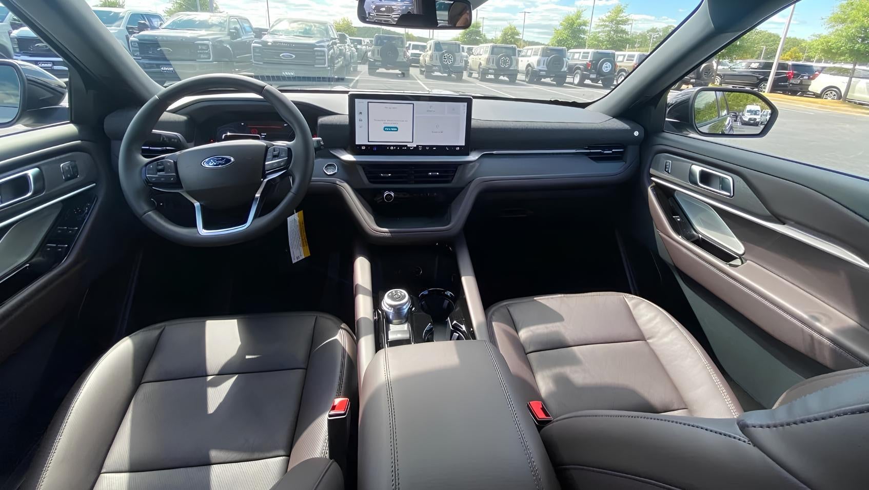 Interior view of 2026 Ford Explorer in Little Rock, AR