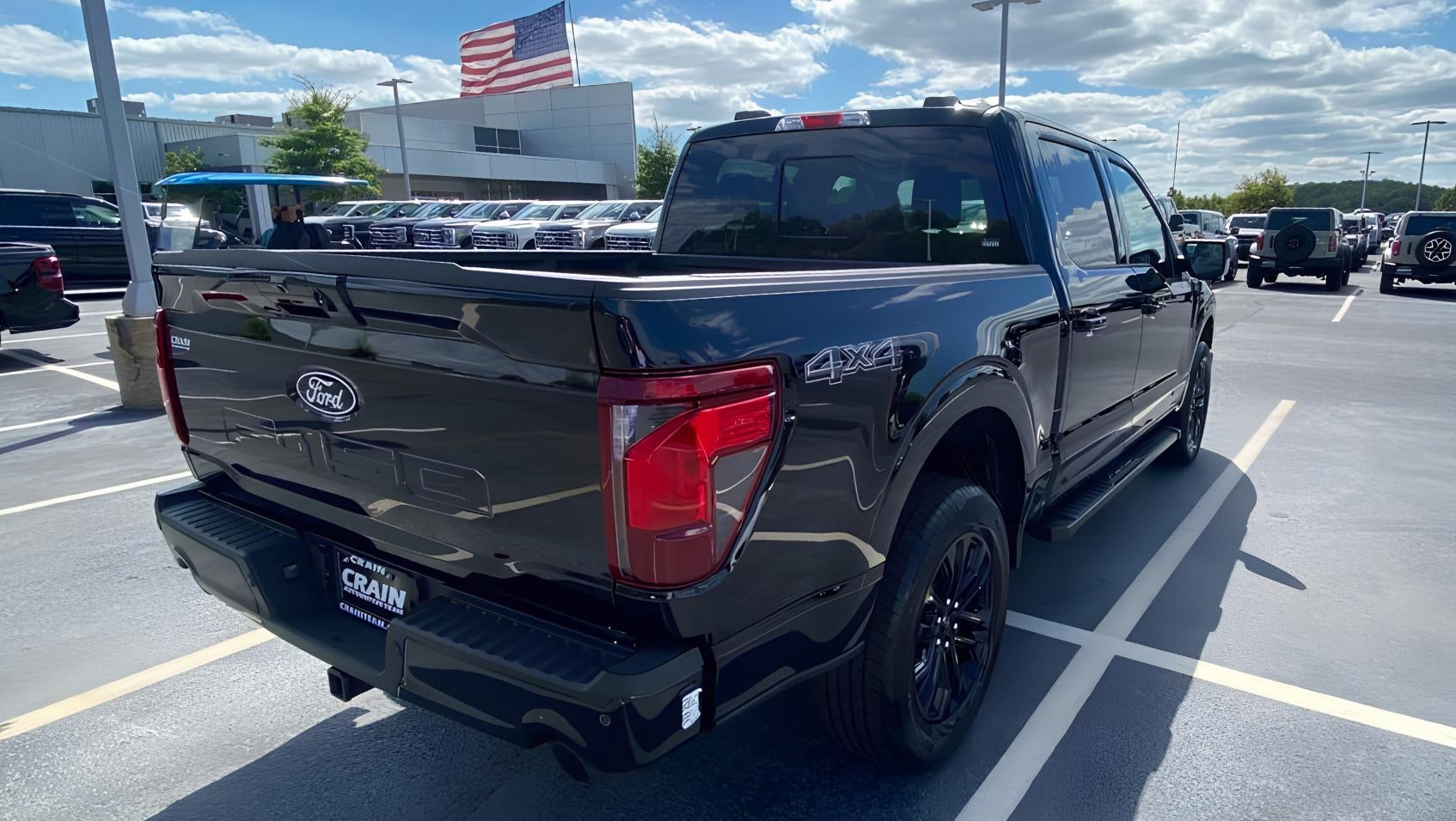 Rear view of 2026 Ford F-150 Hybrid in Little Rock, AR