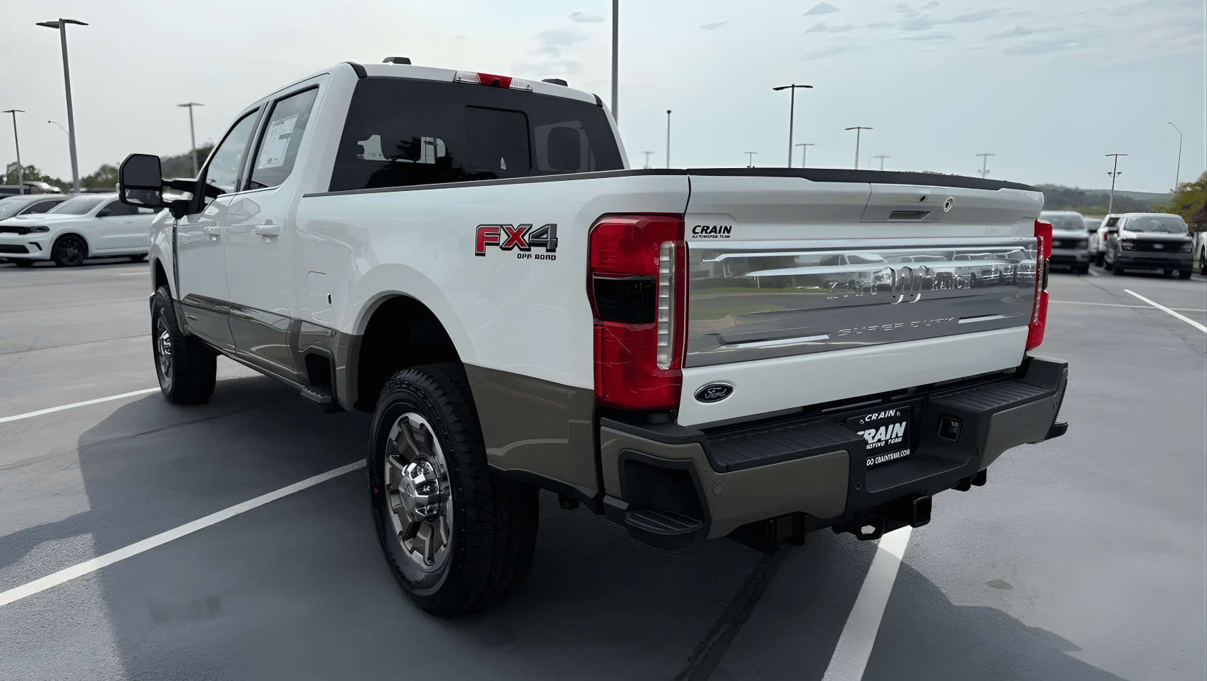 Back view of 2026 Ford F-350 in Little Rock, AR