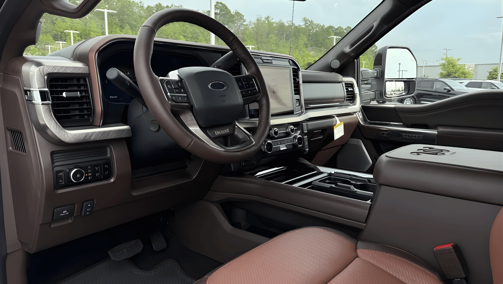 Interior view of 2026 Ford F-350 in Little Rock, AR
