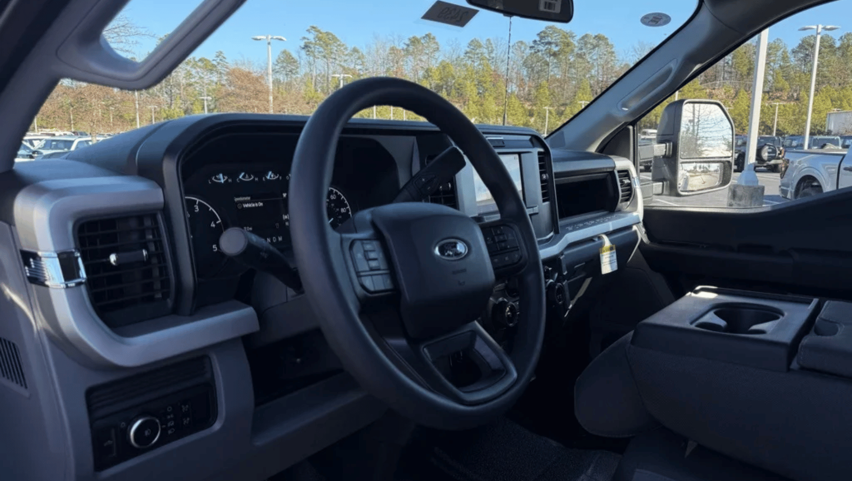 Interior view of 2026 Ford F-450 in Little Rock, AR