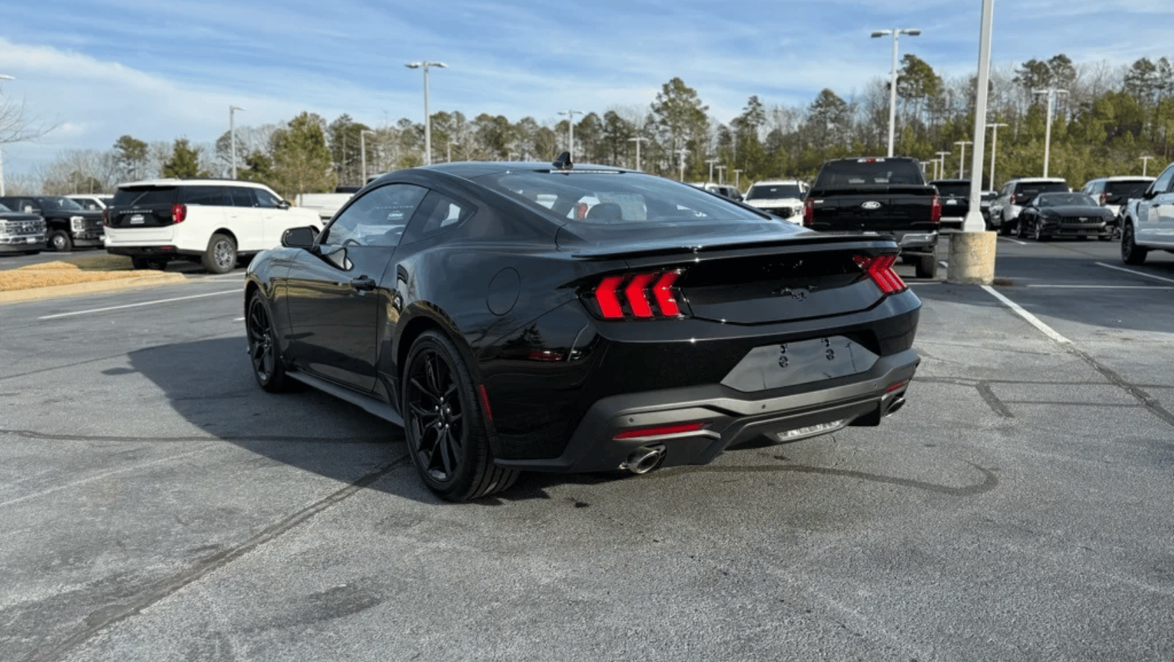 Back view of 2026 Ford Mustang in Little Rock, AR