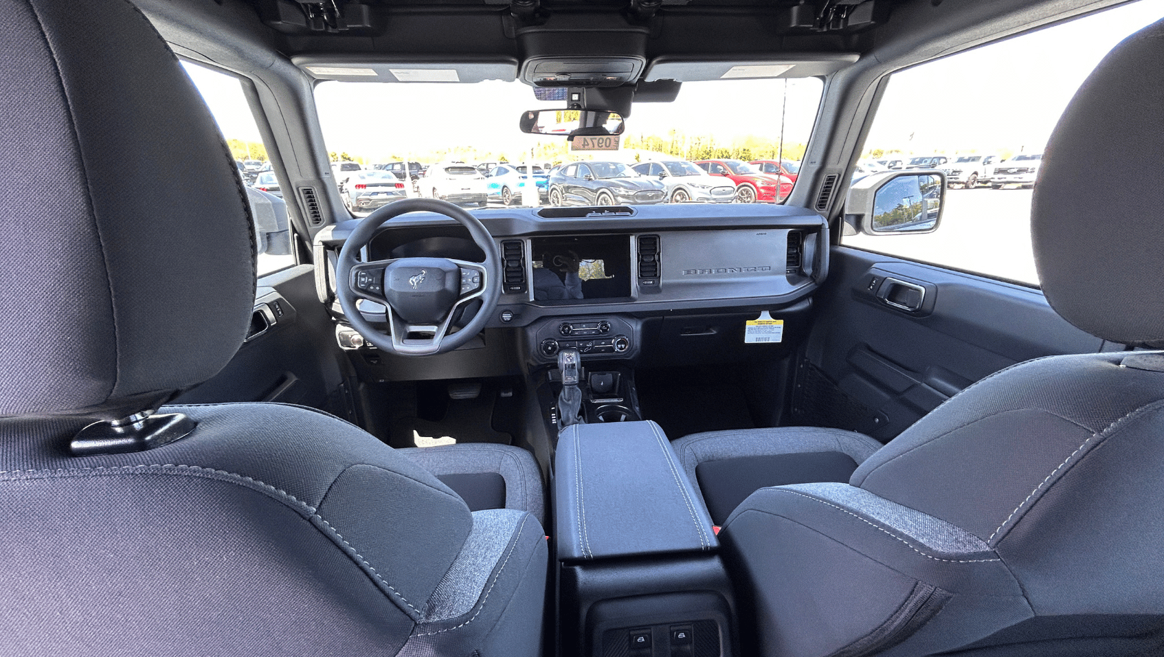 Interior View of the 2025 Ford Bronco