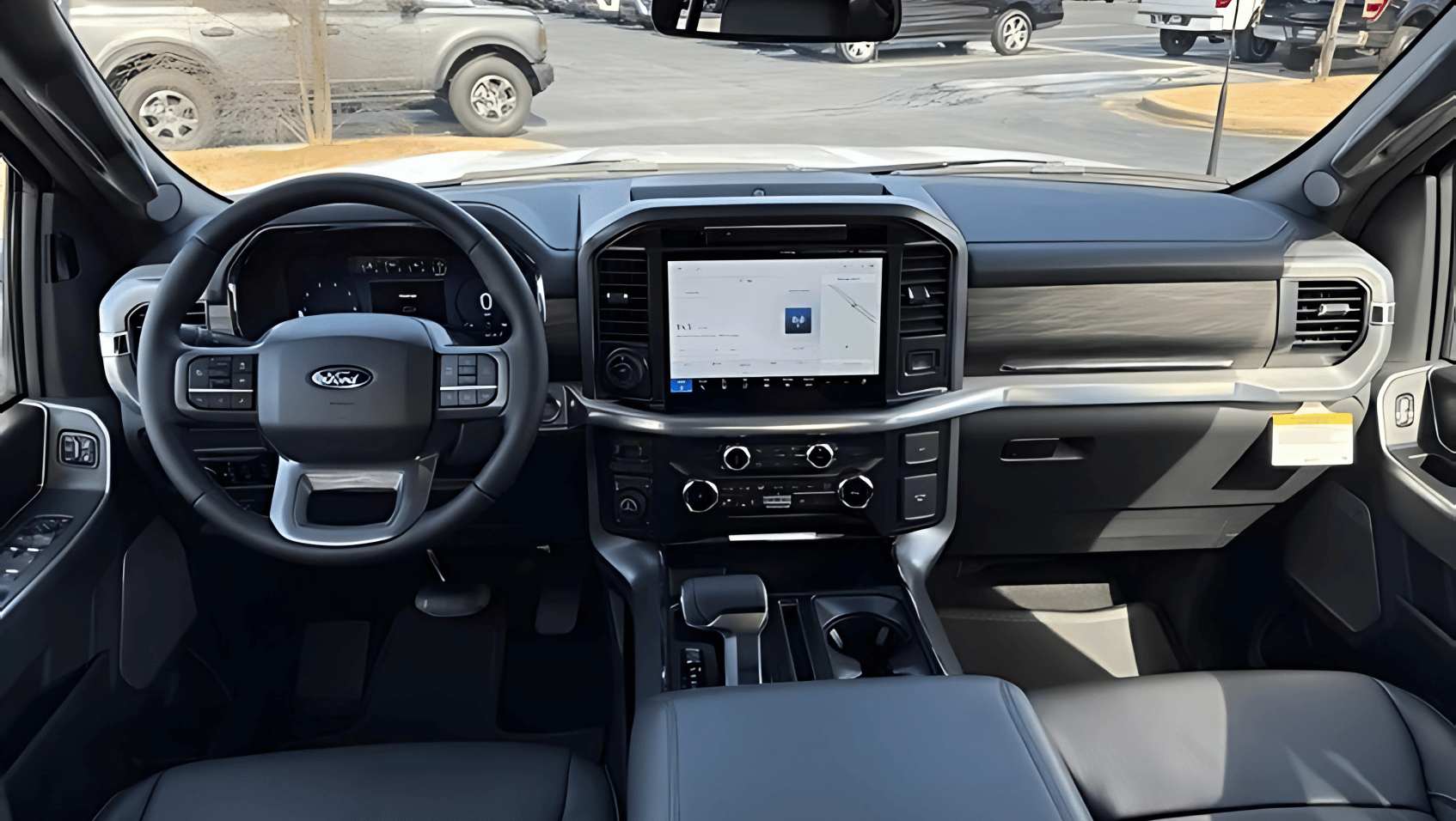 Interior View of the 2025 Ford F-150