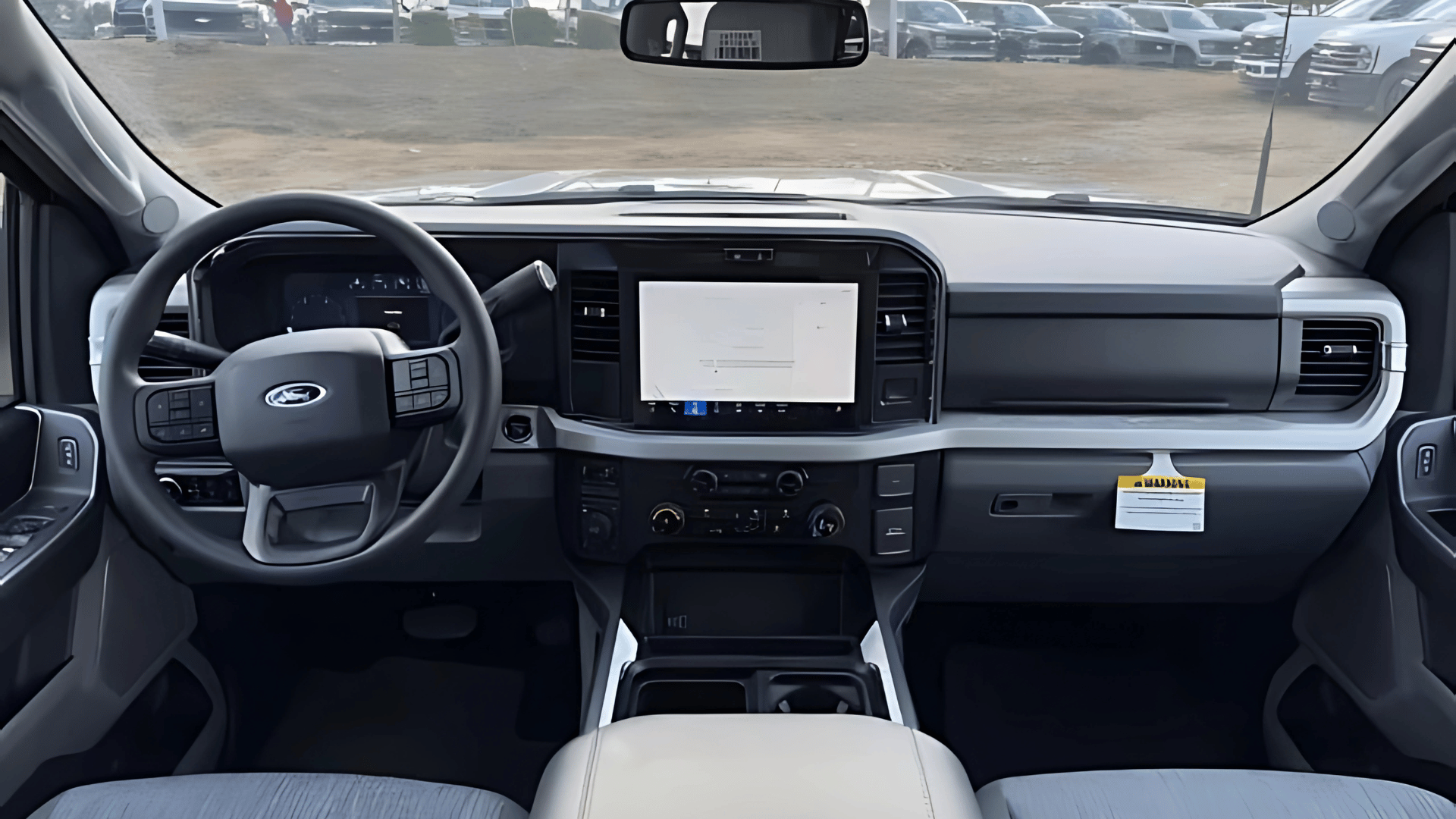 Interior View of the 2025 Ford F-250