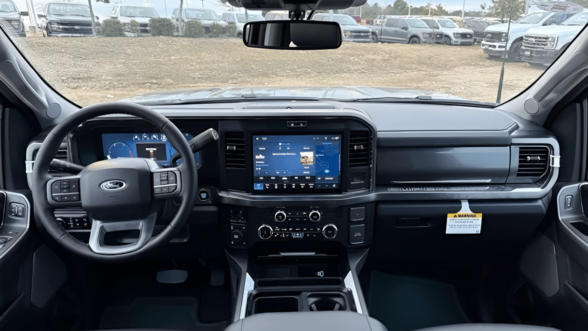 Interior View of the 2025 Ford F-350