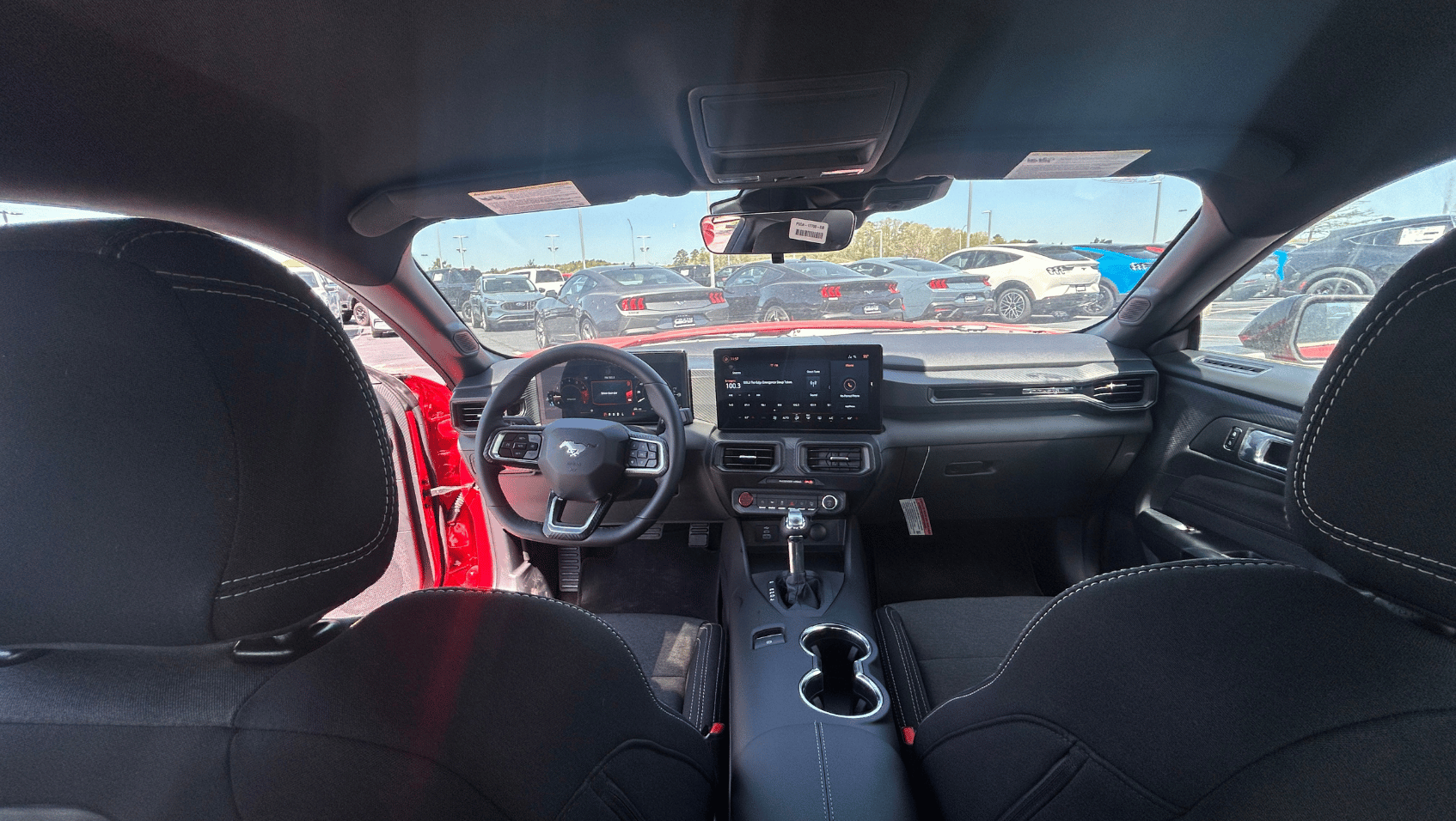 Interior View of the 2025 Ford Mustang