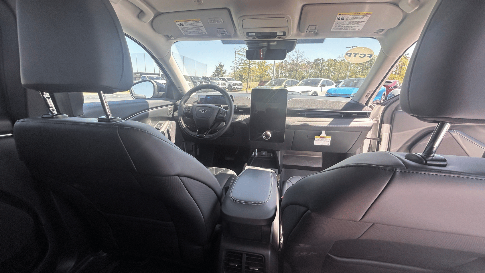 Interior View of the 2025 Ford Mustang Mach-E