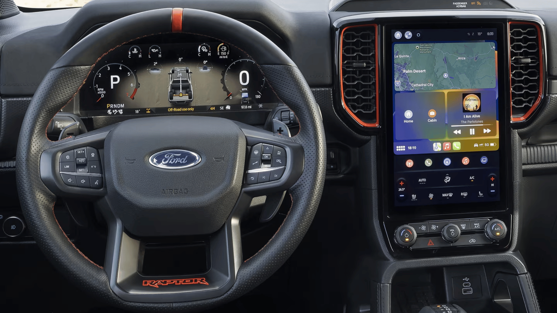 Interior View of the 2025 Ford Ranger